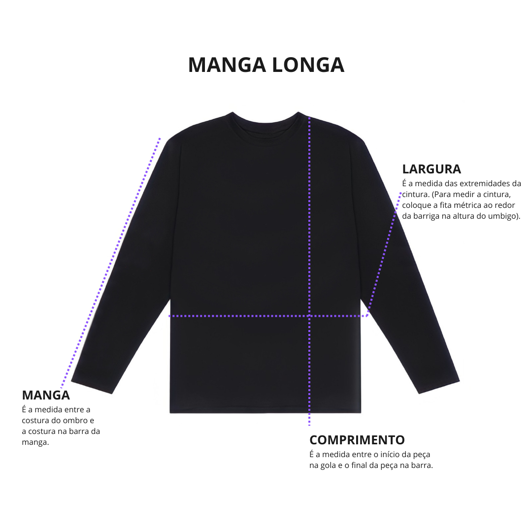 Medidas Manga longa